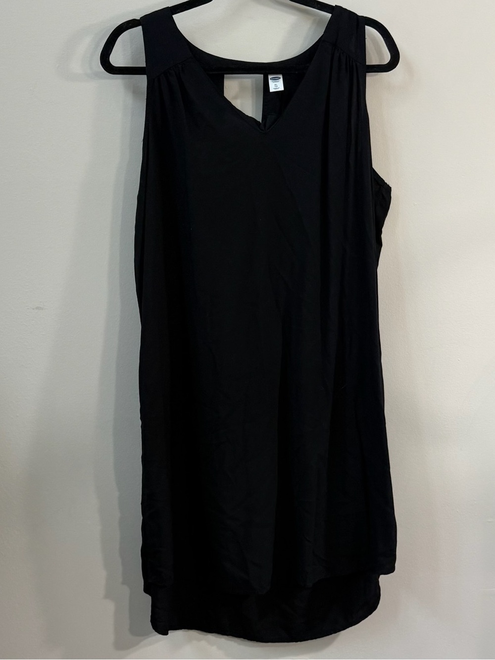 Old Navy Black Sleeveless Pocket Shift Dress Size XL